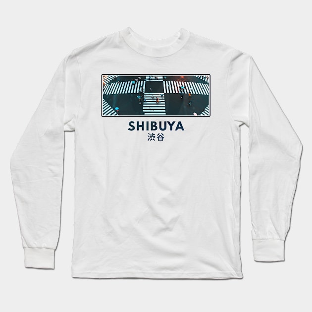 Shibuya Streetwear Long Sleeve T-Shirt by AniReview